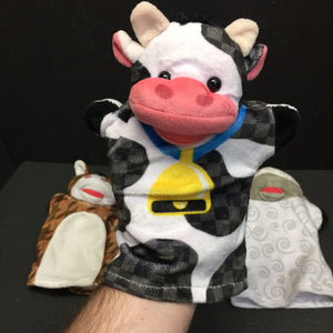 4pk Farm Friends Hand Puppets