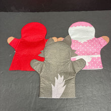Load image into Gallery viewer, 3pk Little Red Riding Hood Hand Puppets
