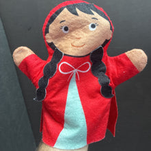 Load image into Gallery viewer, 3pk Little Red Riding Hood Hand Puppets

