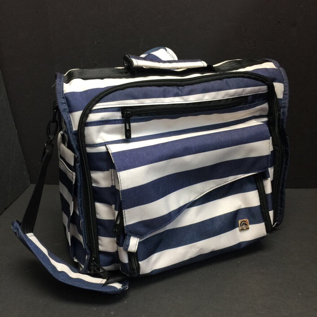 Striped Nursery Diaper Backpack Bag (AllCamp)