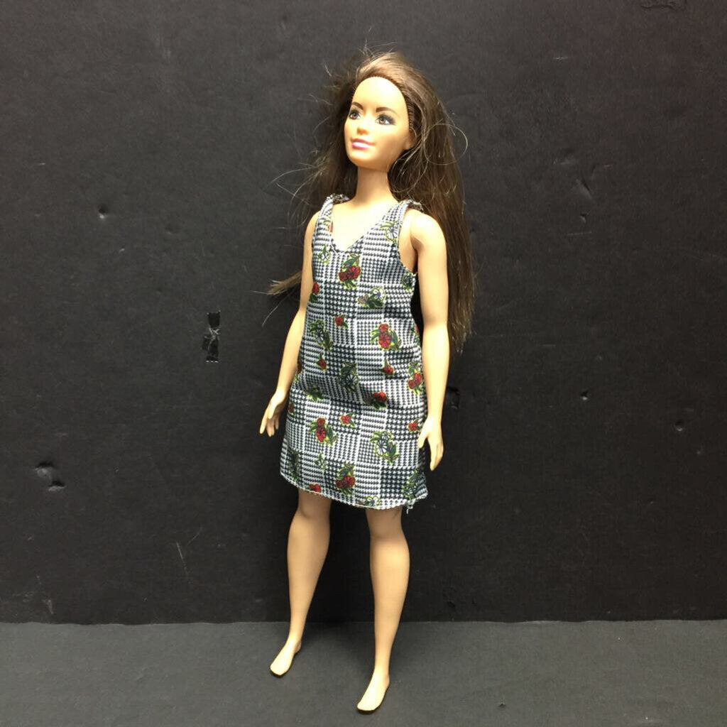 Plus Size Doll in Flower Dress
