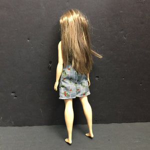 Plus Size Doll in Flower Dress