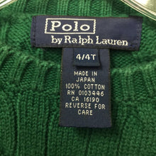 Load image into Gallery viewer, boys ralph lauren grn sweater
