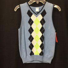 Load image into Gallery viewer, boys gymboree blu /grn sweater vest
