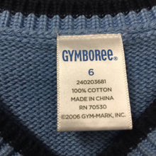 Load image into Gallery viewer, boys gymboree blu /grn sweater vest
