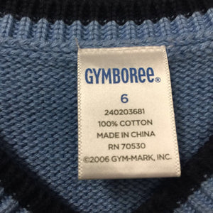 boys gymboree blu /grn sweater vest