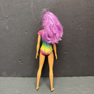 African American Doll in Mermaid Swimsuit