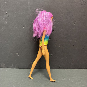 African American Doll in Mermaid Swimsuit