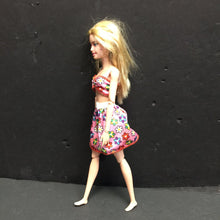 Load image into Gallery viewer, Doll in Flower Top &amp; Skirt
