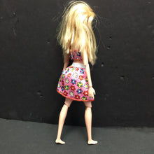 Load image into Gallery viewer, Doll in Flower Top &amp; Skirt
