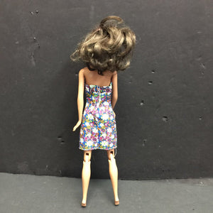 Doll in Heart Dress