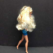 Load image into Gallery viewer, Doll in Sparkly Dress &amp; Earrings 1976 Vintage Collectible
