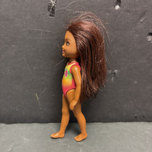 Load image into Gallery viewer, African American Kelly Doll in Popsicle Swimsuit
