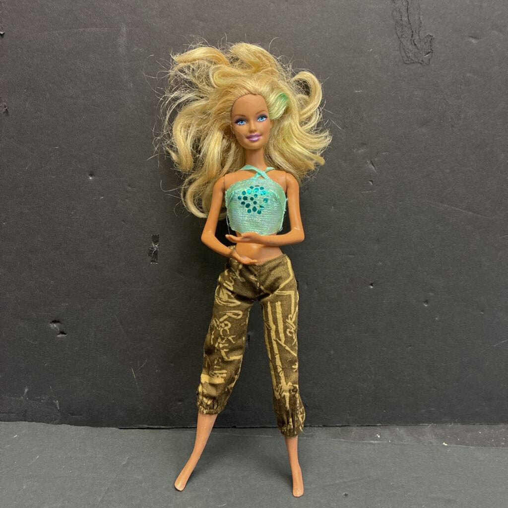 Doll w/Movable Arms in Top & Pants 1999 Vintage Collectible