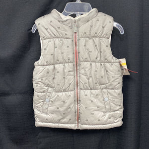 carter's gray vest jacket (new) sz.6x