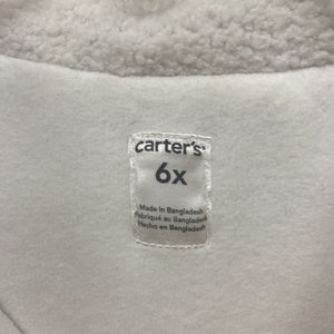 carter's gray vest jacket (new) sz.6x