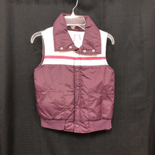 Load image into Gallery viewer, op prpl/wht vest jacket sz.7/8
