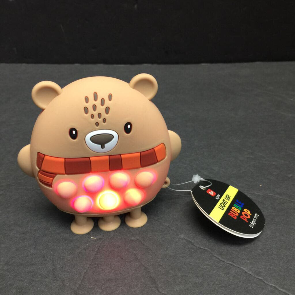 Bear Light Up Bubble Pop Sensory Fidget Toy (NEW)