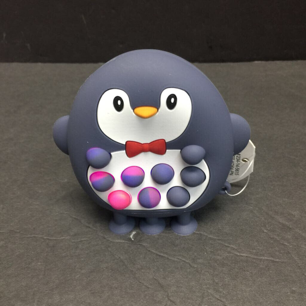 Penguin Light Up Bubble Pop Sensory Fidget Toy (NEW)