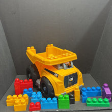 Load image into Gallery viewer, CAT Construction Dump Truck w/Blocks

