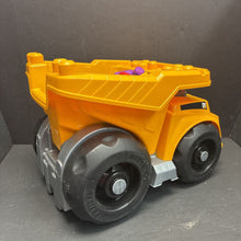 Load image into Gallery viewer, CAT Construction Dump Truck w/Blocks
