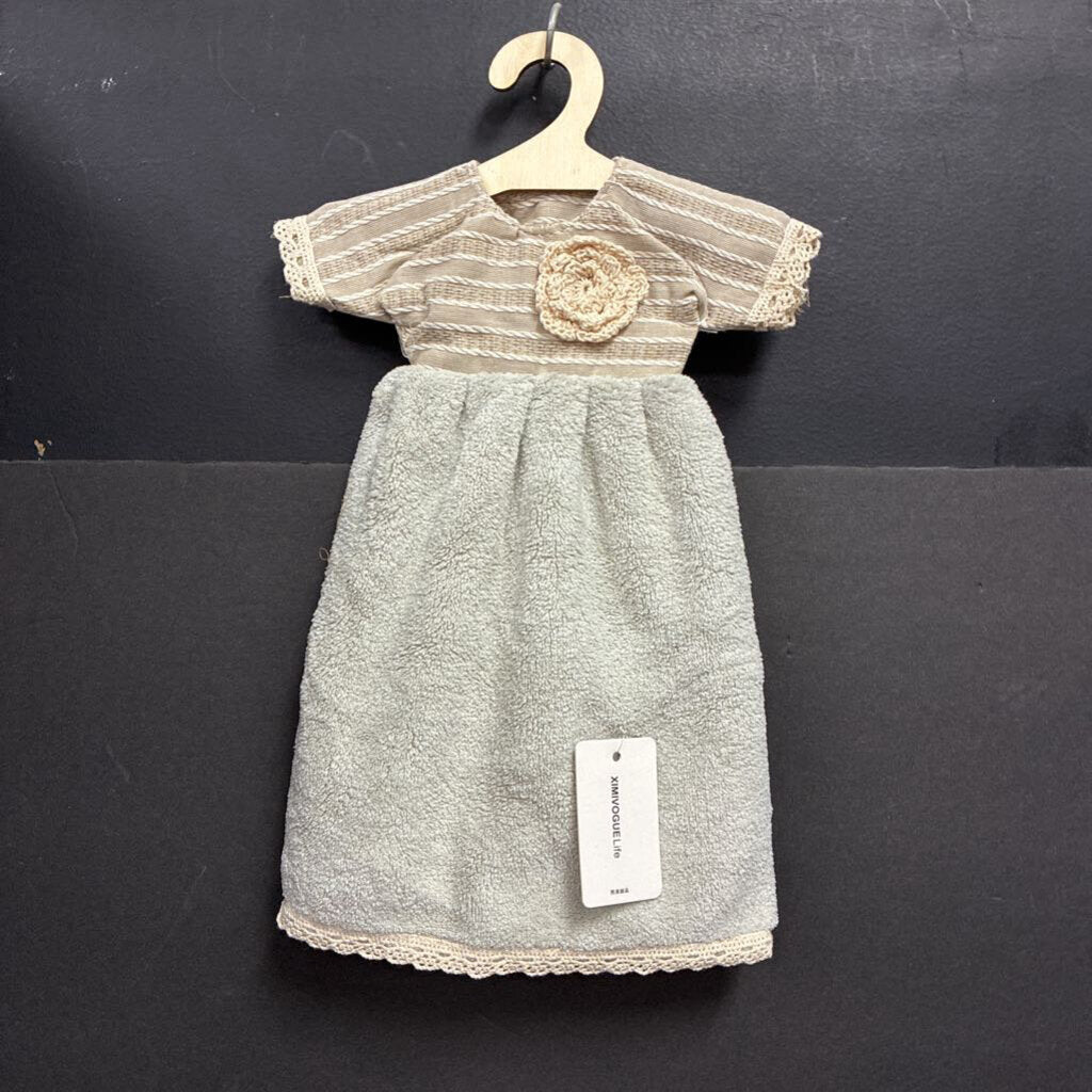 Doll Dress Hand Towel on Hanger (NEW) (XimiVogue Life)