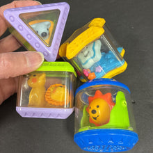 Load image into Gallery viewer, 4pk Peek-a-blocks Sensory Blocks
