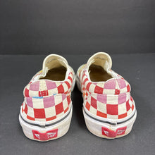 Load image into Gallery viewer, Girls Classic Slip On Rainbow Checkerboard Shoes
