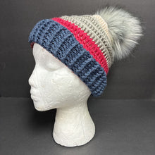 Load image into Gallery viewer, Girls Knit Pom Pom Hat
