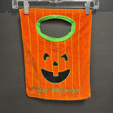 Load image into Gallery viewer, &quot;Happy Halloween!&quot; Pumpkin Bib
