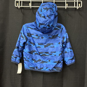 Boys Reversible Camo Rain Jacket