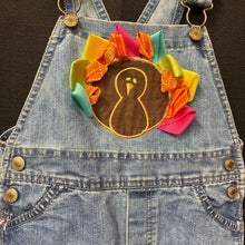 Load image into Gallery viewer, Denim Thanksgiving Overalls
