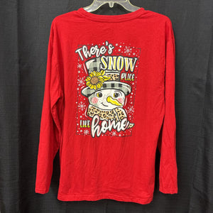 "There's Snow..." Christmas Top (Southern Y'all)