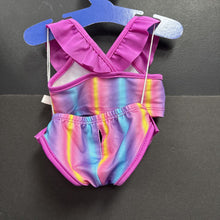 Load image into Gallery viewer, 2pc Rainbow Swimwear
