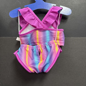 2pc Rainbow Swimwear