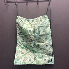 Load image into Gallery viewer, Money Print Drawstring Bag

