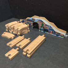 Load image into Gallery viewer, Wooden Train Tracks &amp; Ramps Set
