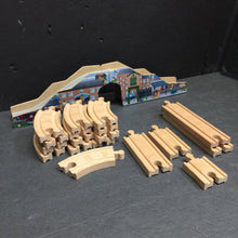 Load image into Gallery viewer, Wooden Train Tracks &amp; Ramps Set
