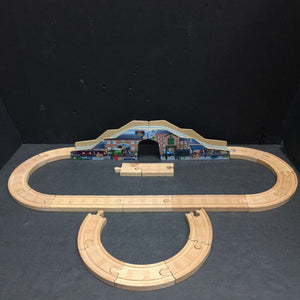 Wooden Train Tracks & Ramps Set