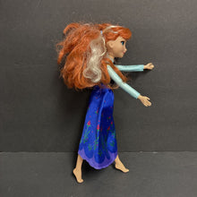 Load image into Gallery viewer, Anna Doll w/White Hair Stripe Disney
