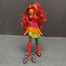 Load image into Gallery viewer, Rainbow Rocks Sunset Shimmer Doll w/Shoes
