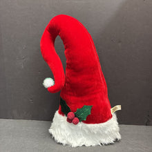 Load image into Gallery viewer, Santa Claus Hat Velvet Christmas Tree Topper
