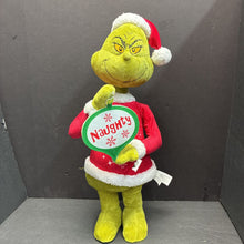 Load image into Gallery viewer, Grinch Christmas Naughty/Nice Greeter
