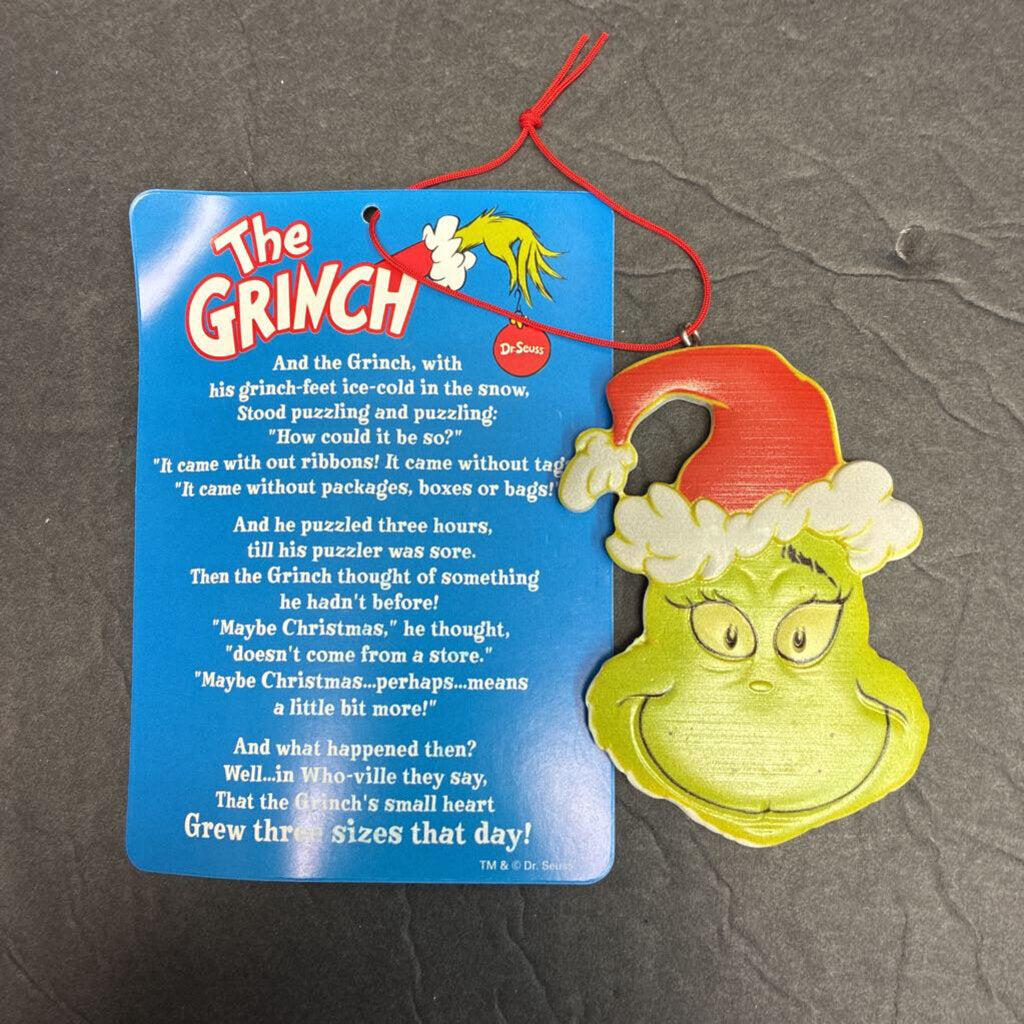 Legend of the Grinch Christmas Ornament