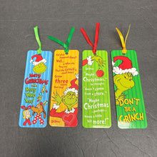 Load image into Gallery viewer, 4pk Grinch Christmas Bookmarks (NEW)
