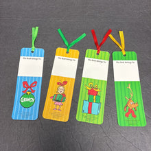 Load image into Gallery viewer, 4pk Grinch Christmas Bookmarks (NEW)
