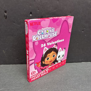 26pk Valentine's Day Cards (NEW) (Gabby's Dollhouse)
