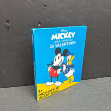 Load image into Gallery viewer, 26pk Valentine&#39;s Day Cards Disney (NEW)
