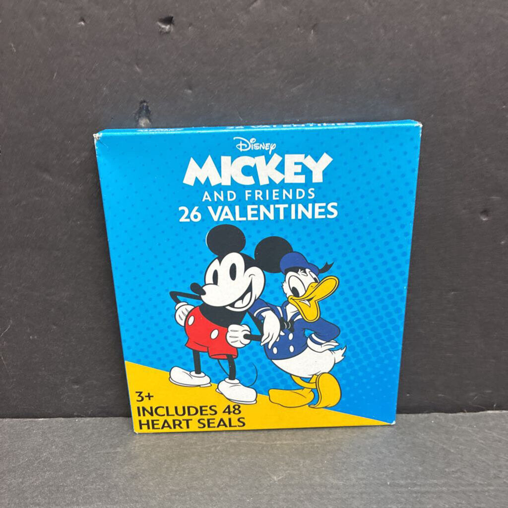 26pk Valentine's Day Cards Disney (NEW)