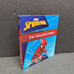 26pk Spiderman Valentine's Day Cards (NEW)